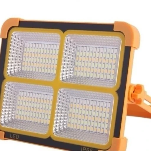 پروژکتور خورشیدی ۶۰۰ وات با پاوربانک و گارانتی سلامت مدل Solar LED Light با درجه حفاظت IP66